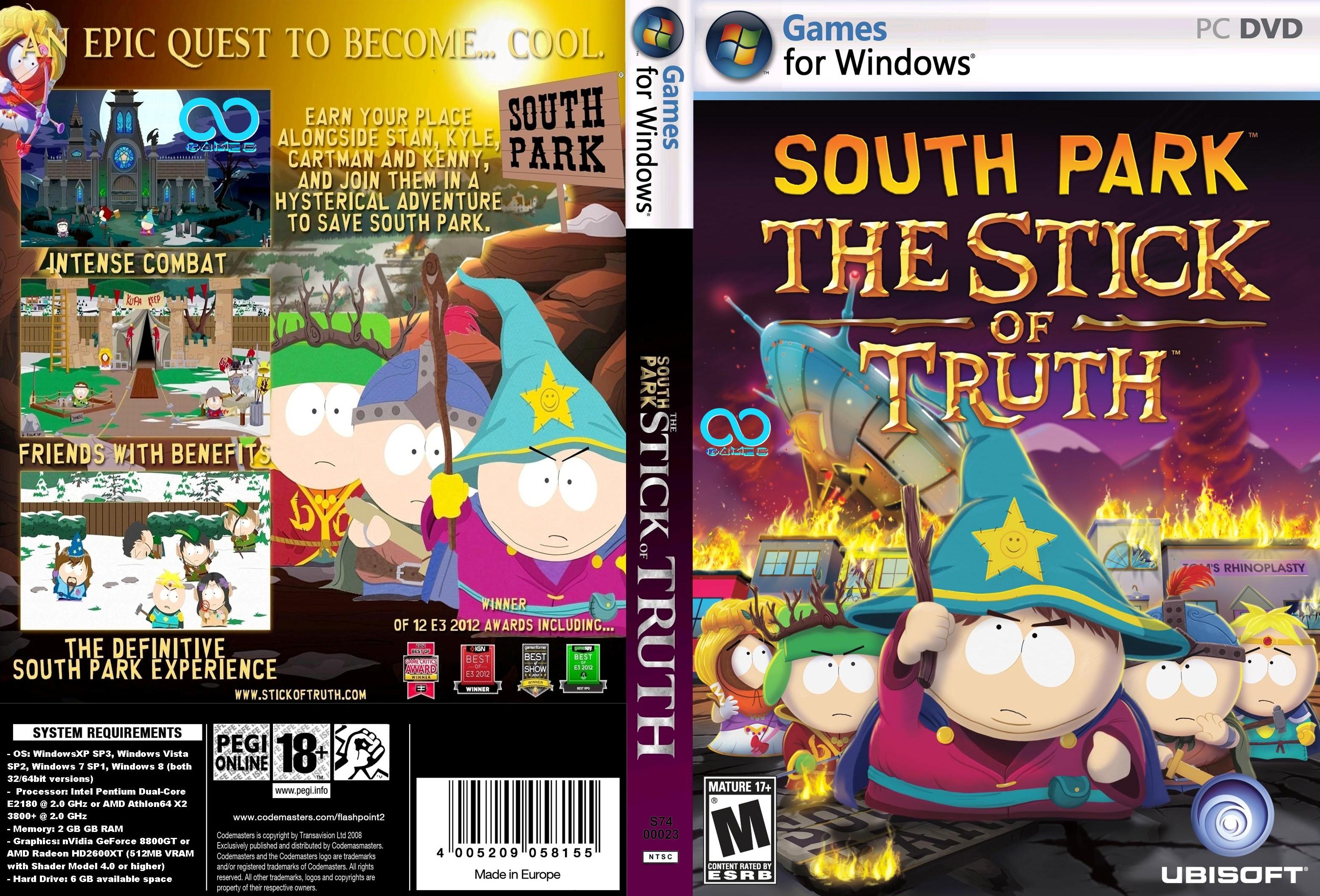 South Park: The Stick of Truth box cover