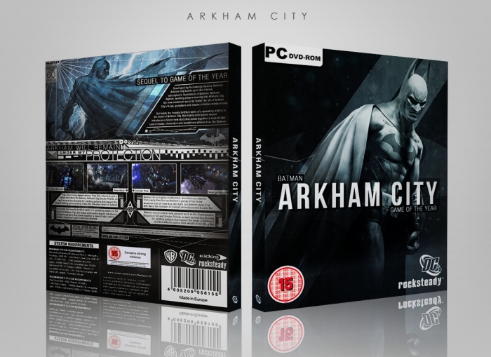 Batman Arkham City Game of the Year box art cover