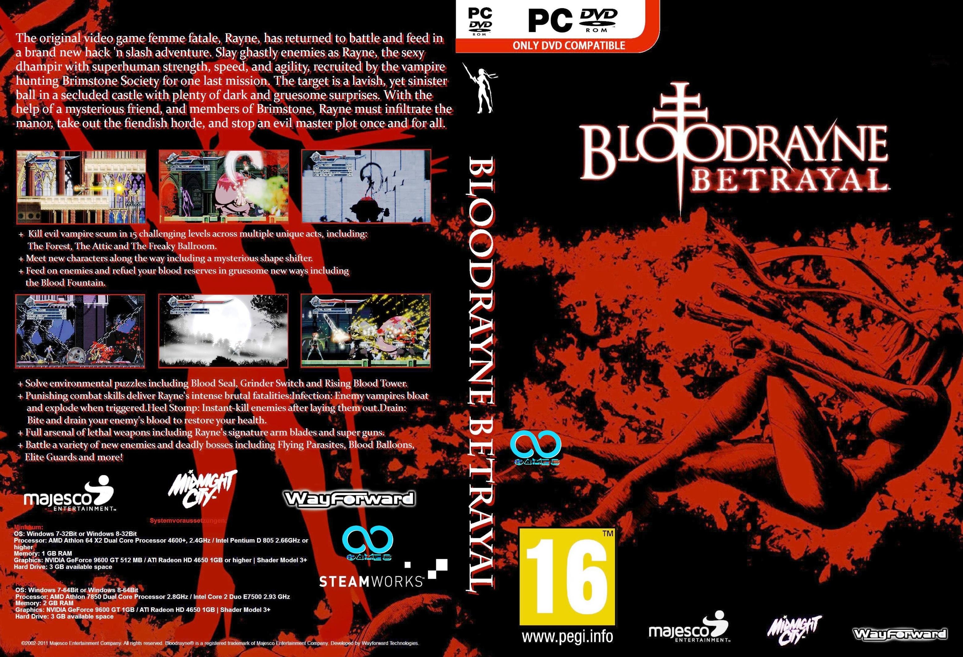 Bloodrayne Betrayal box cover