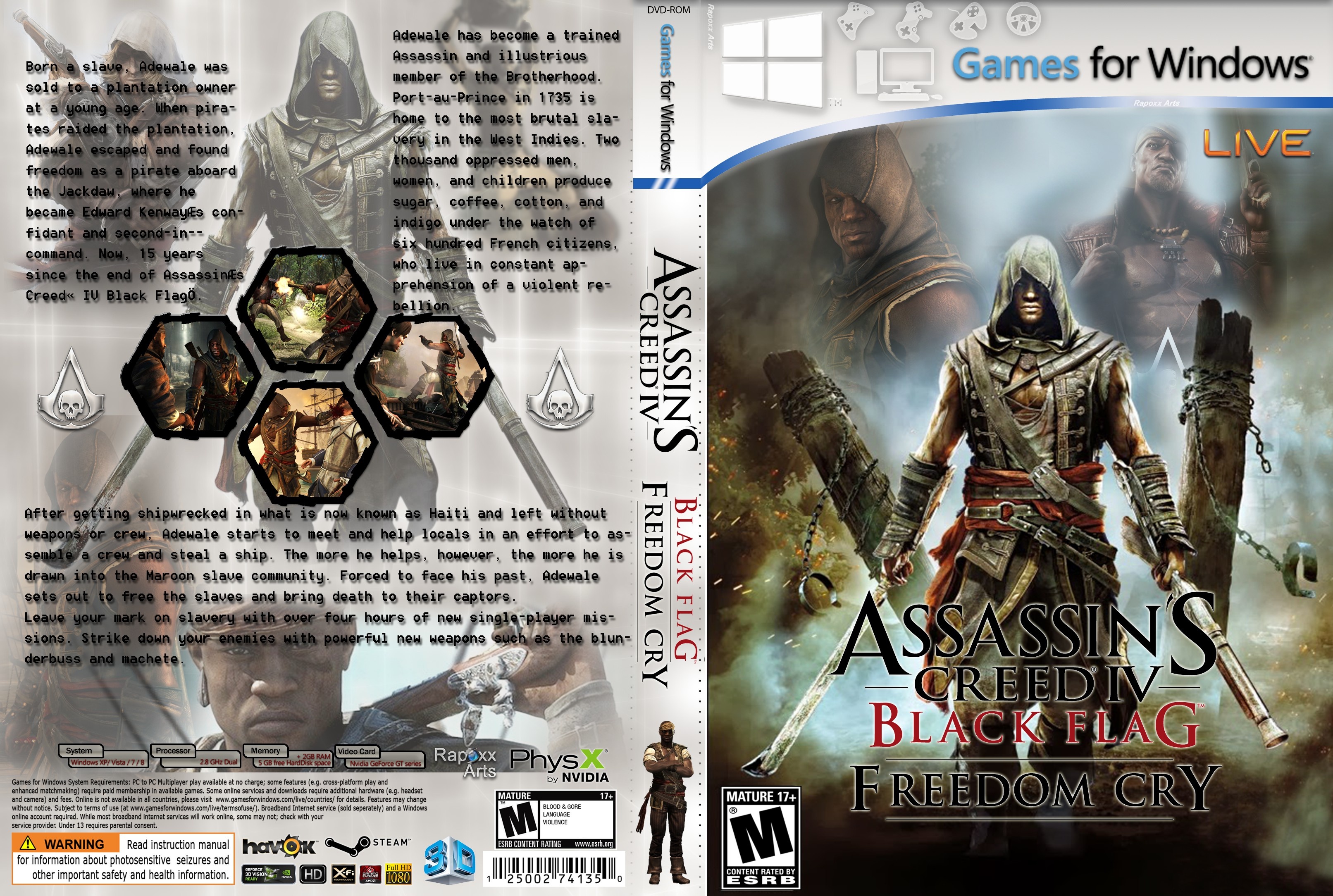 Assassin's Creed IV Freedom Cry box cover