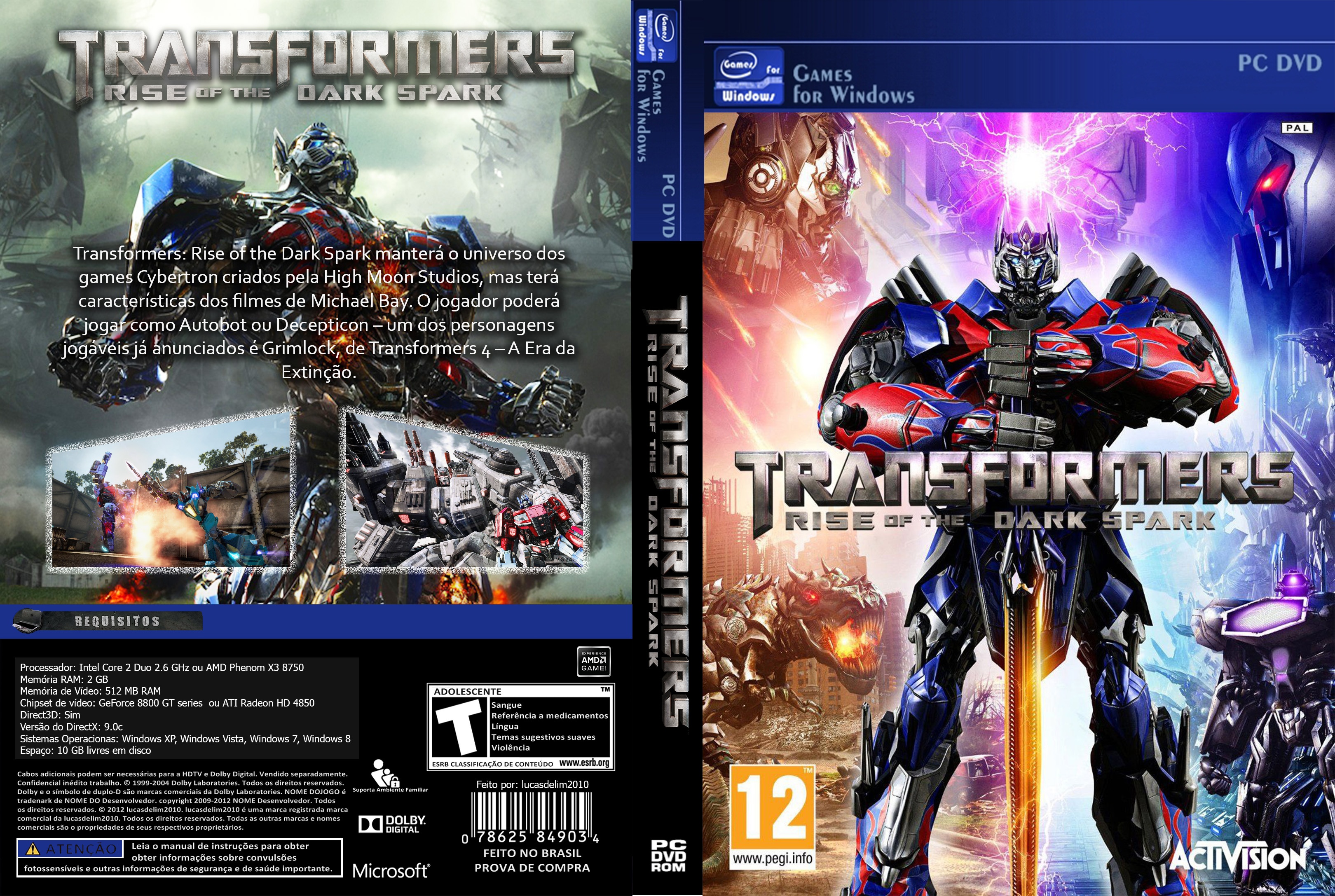Transformers: Rise of the Dark Spark box cover