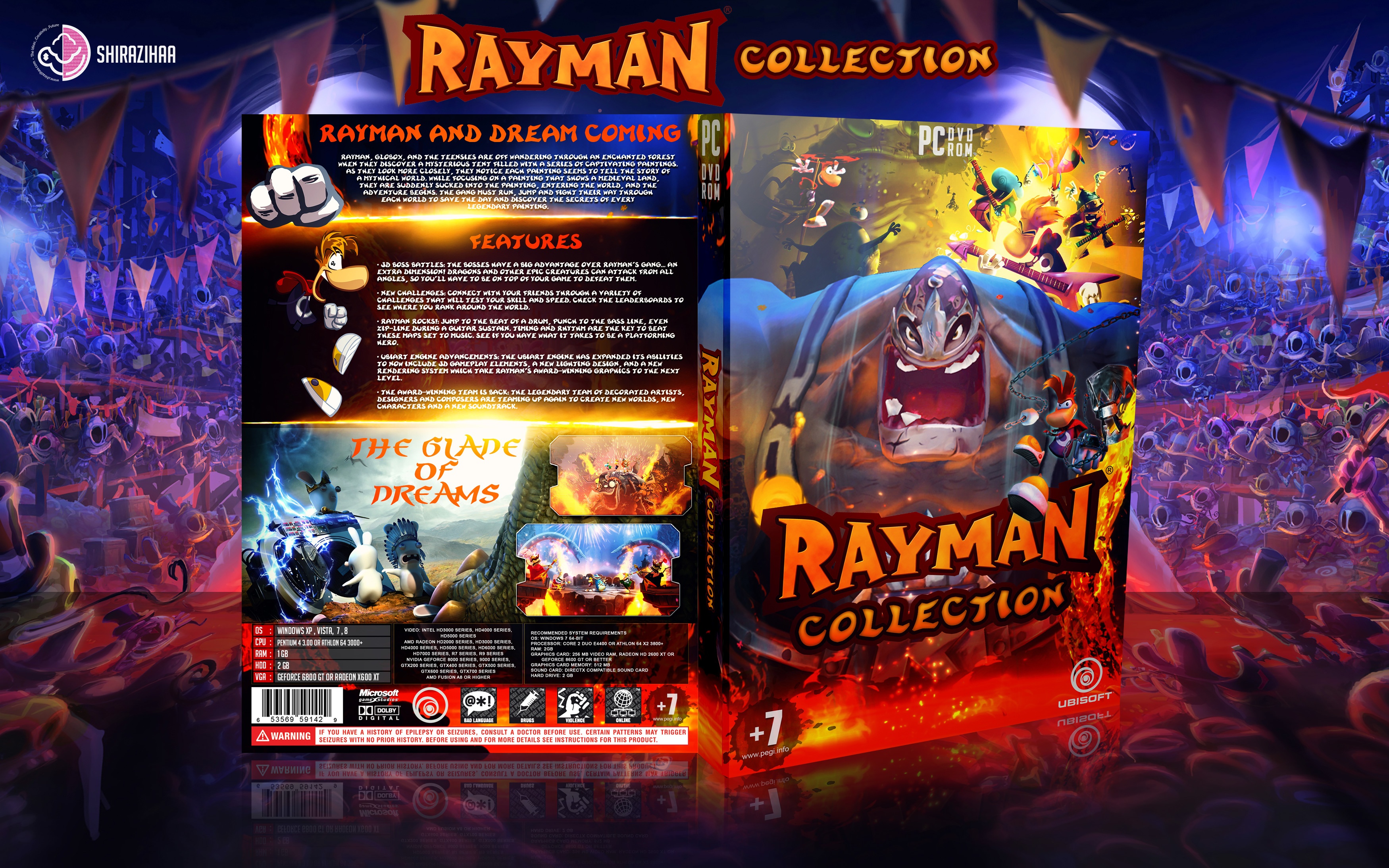 Rayman Collection box cover