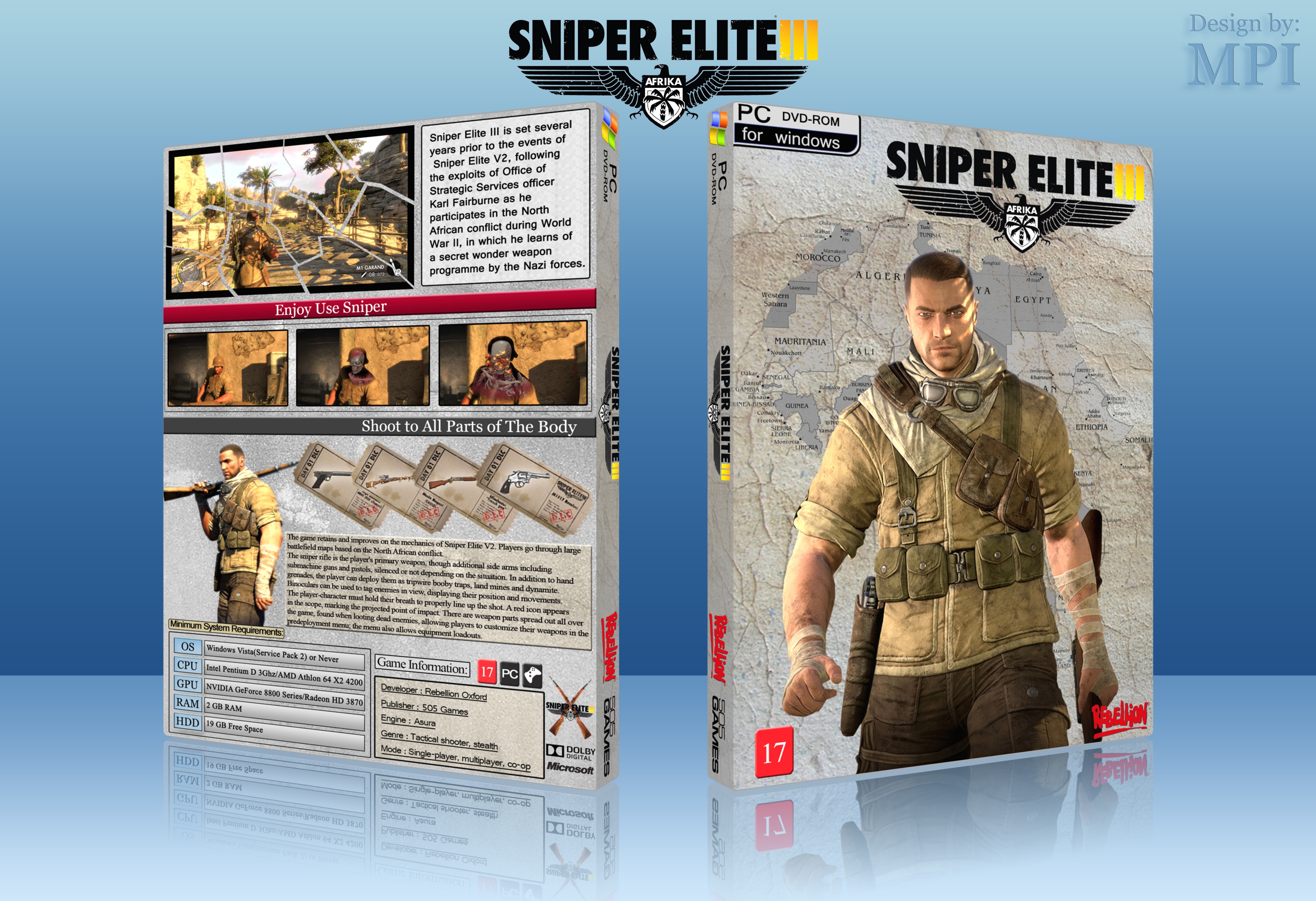 Sniper Elite 3 box cover