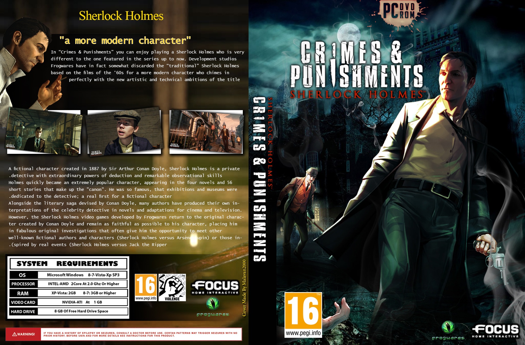 Sherlock Holmes Crimes and Punishments box cover