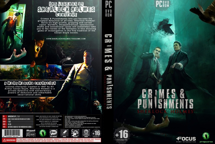 Sherlock Holmes Crimes and Punishments box art cover