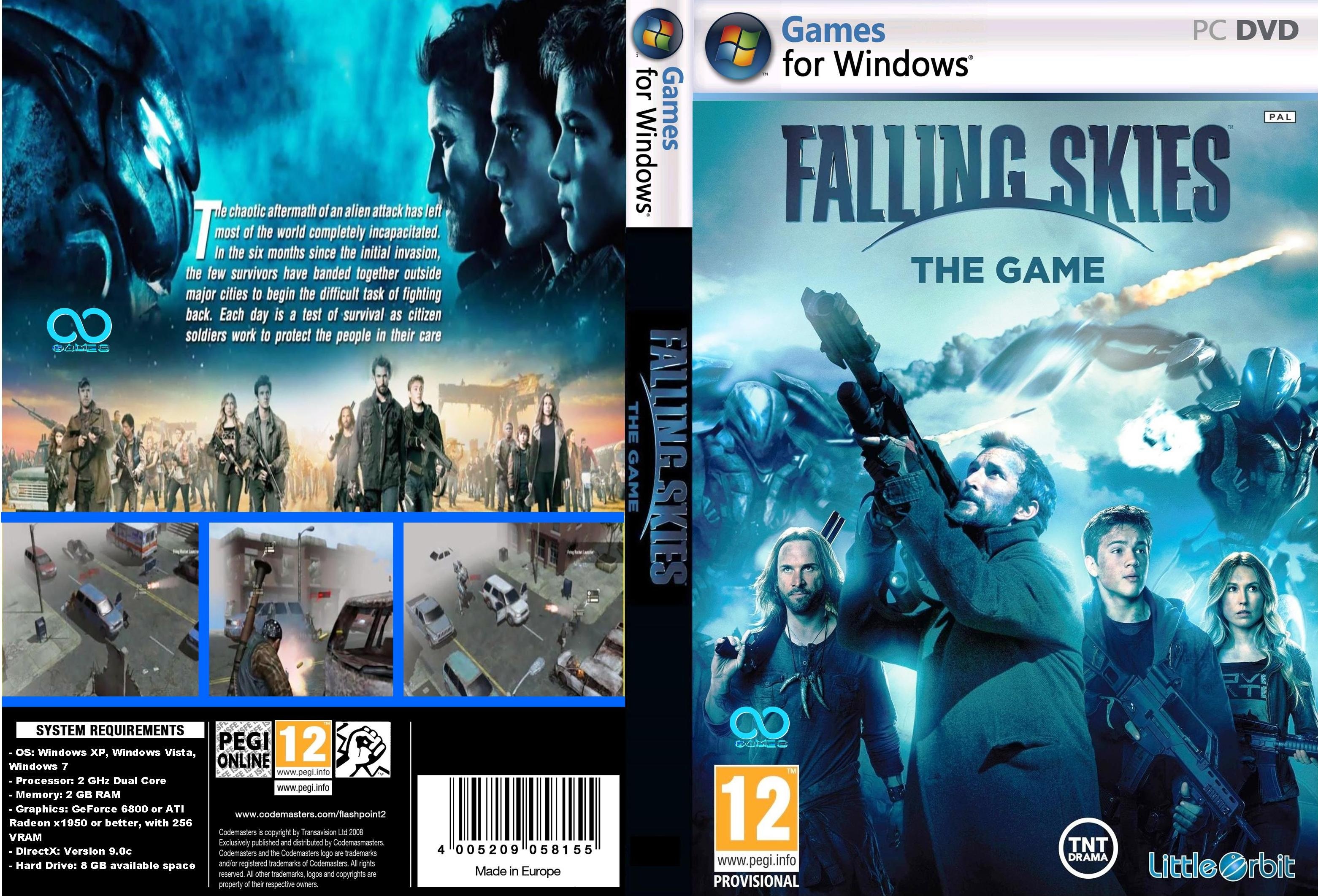 Falling Skies: The Games box cover