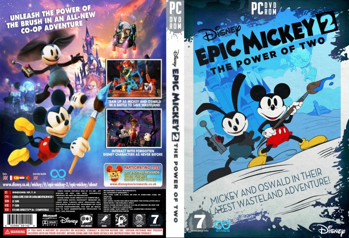 Epic Mickey 2: The Power of Two box art cover