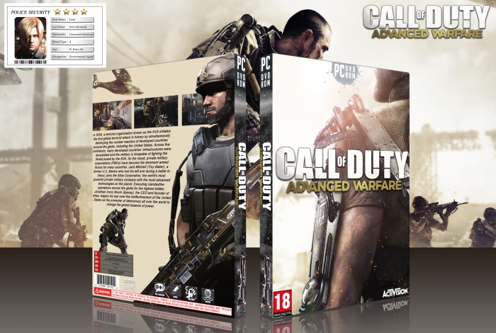 Call of Duty Advanced Warfare box art cover