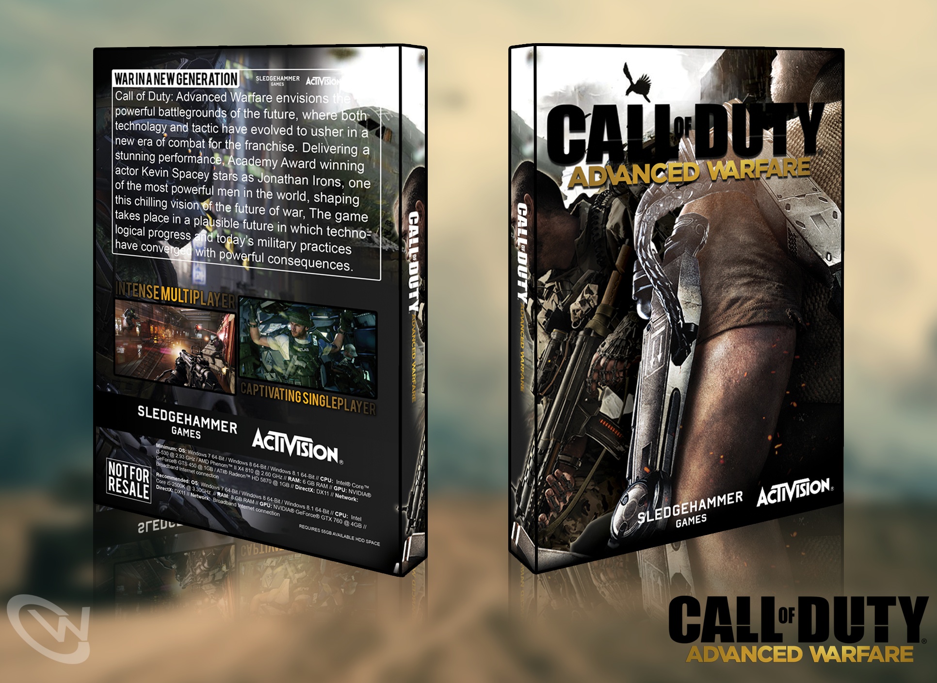 Call of Duty: Advanced Warfare box cover