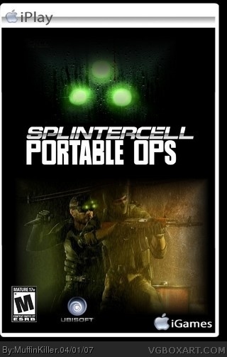 Tom Clancy's Splinter Cell: Portable Ops box art cover