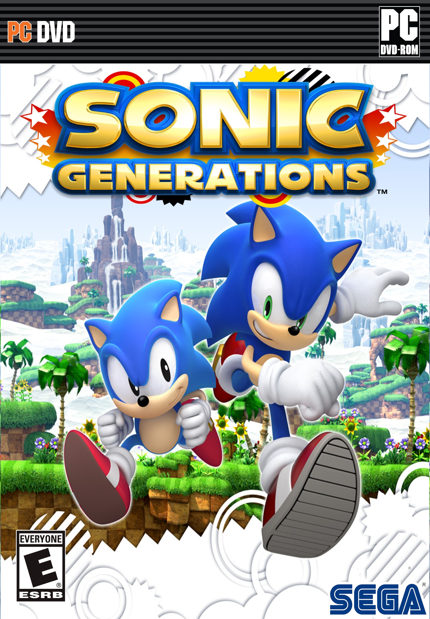 Sonic Generations for the PC box cover