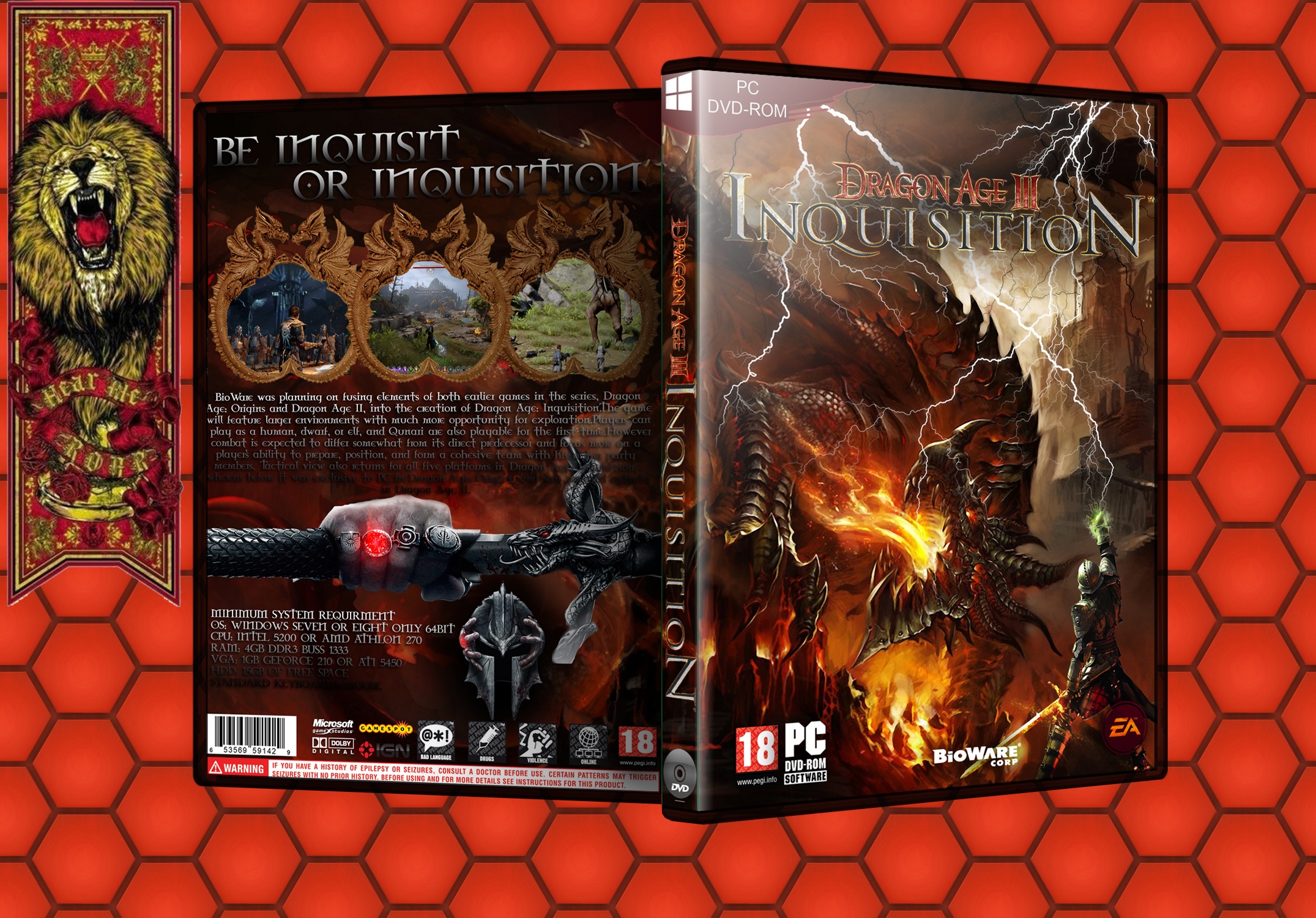 Dragon Age 3: Inquisition box cover