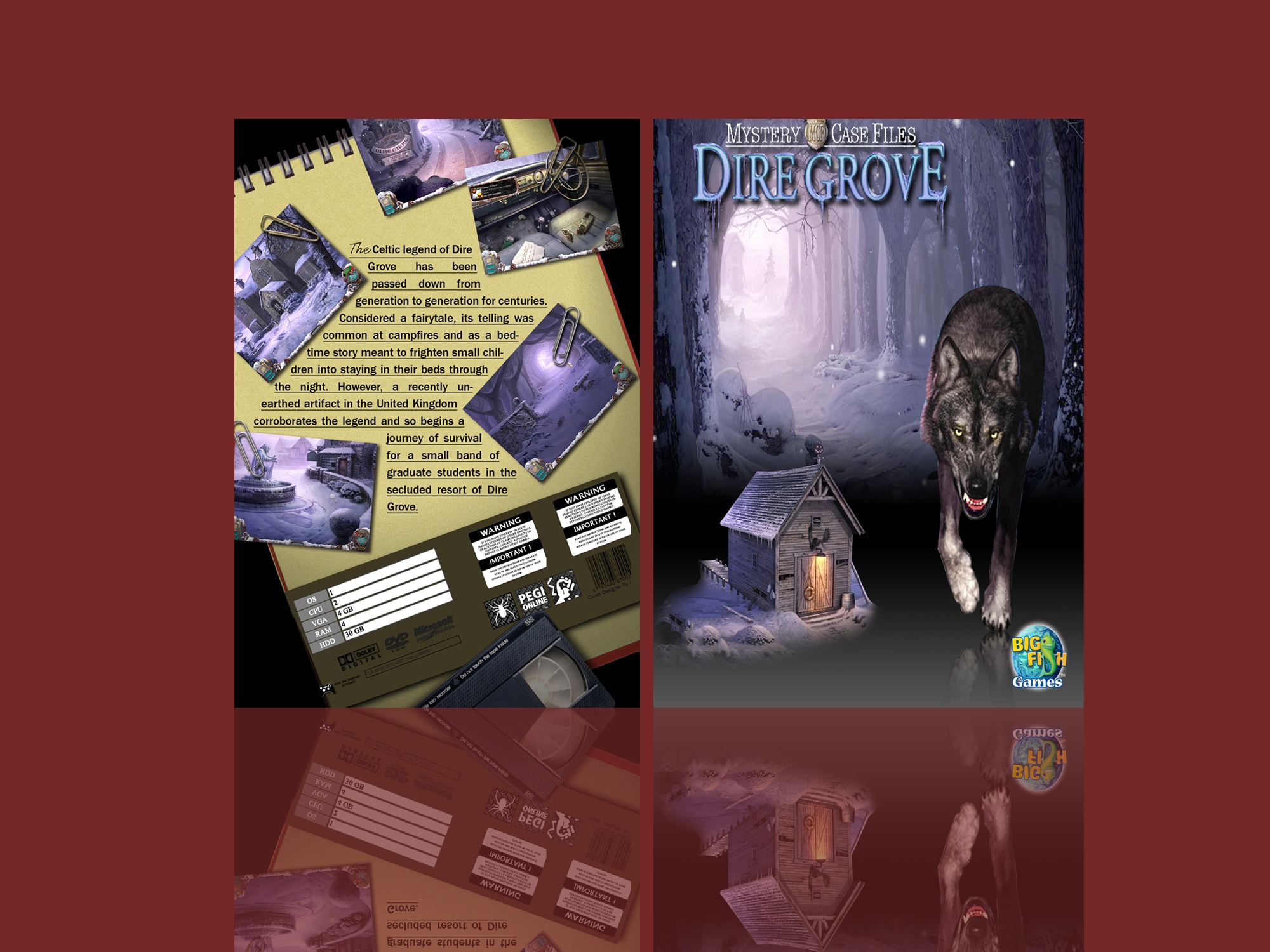 Mystery Case File Dire Grove box cover