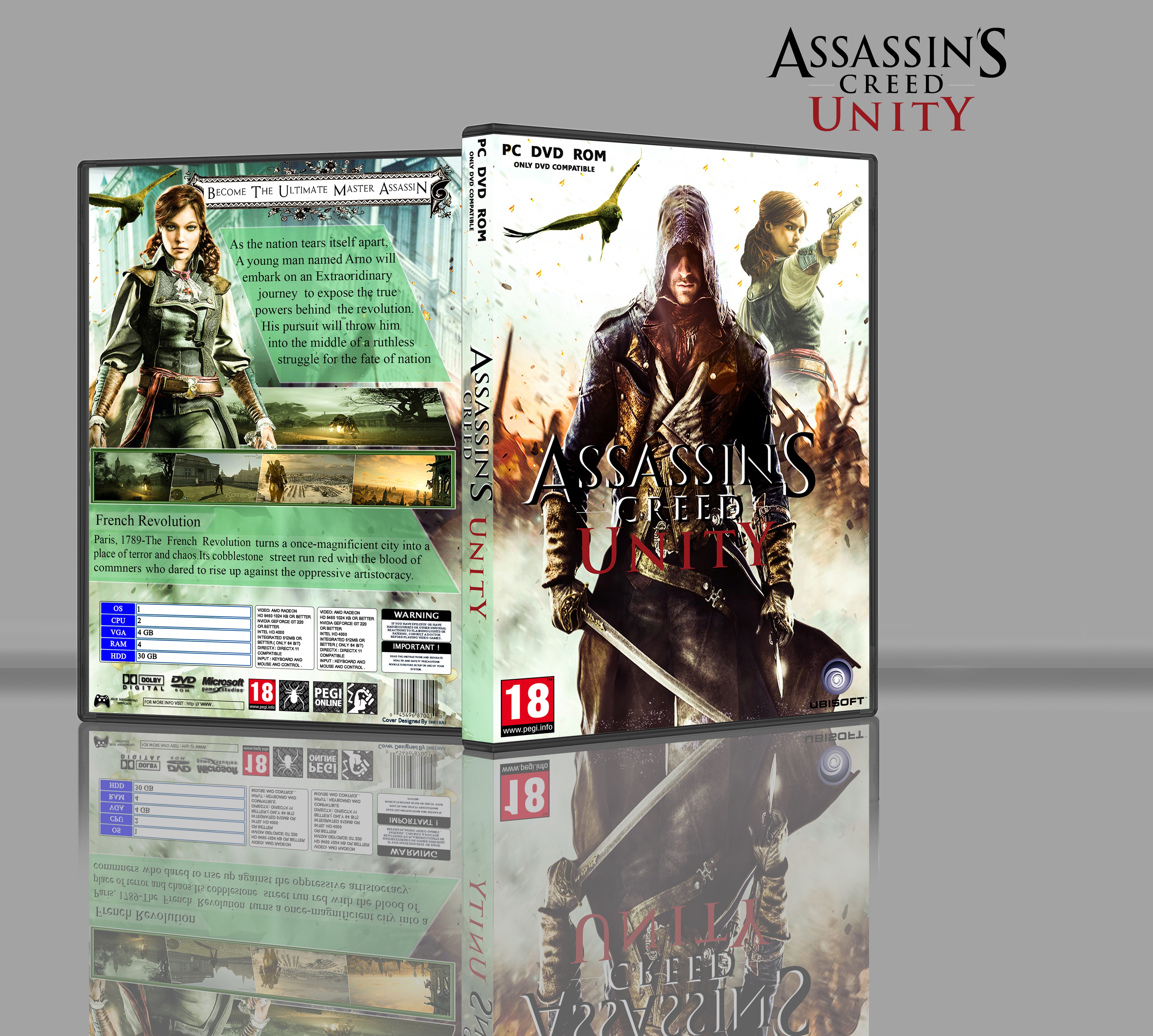 Assassin's Creed: Unity box cover