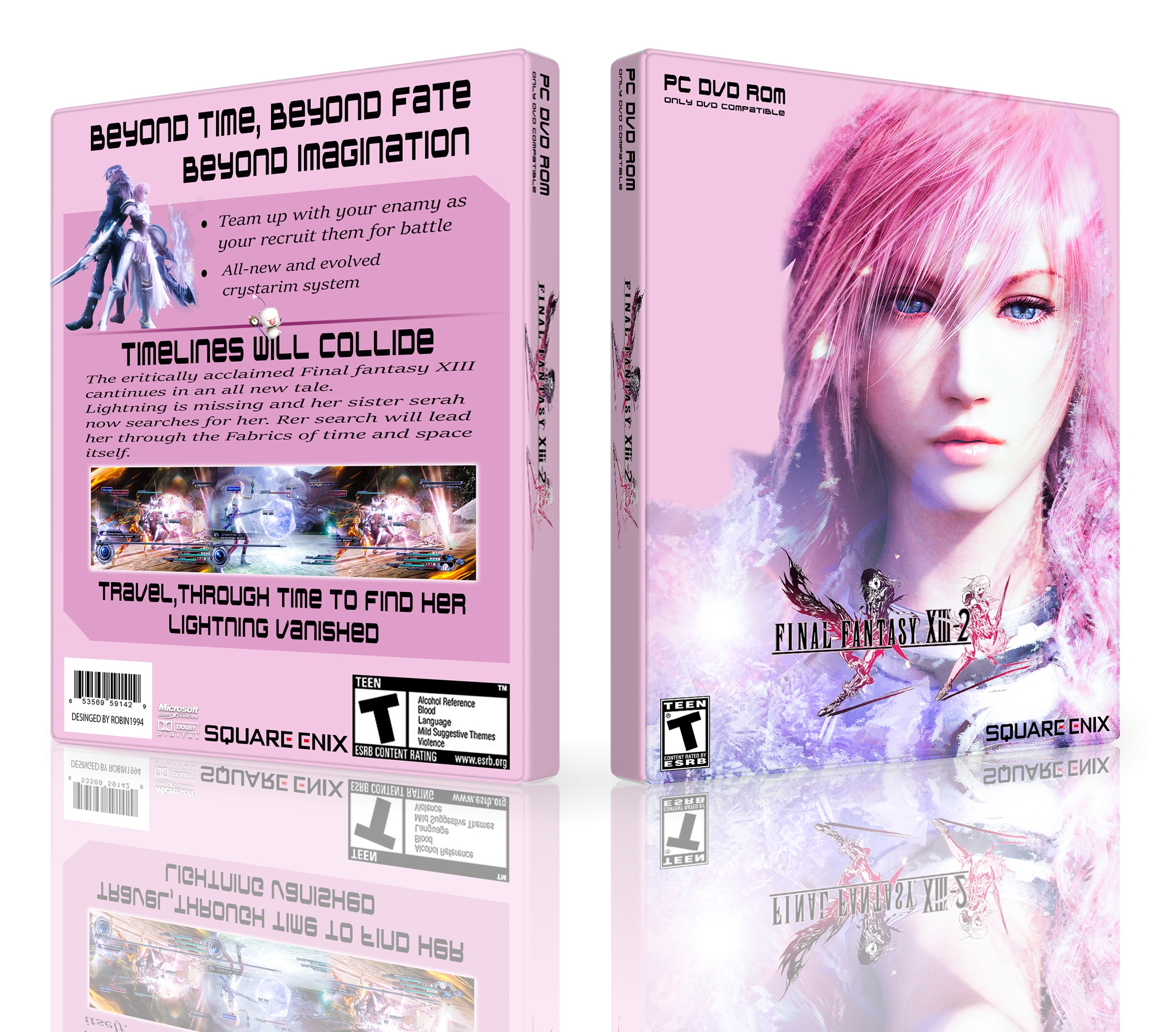 Final Fantasy XIII - 2 box cover