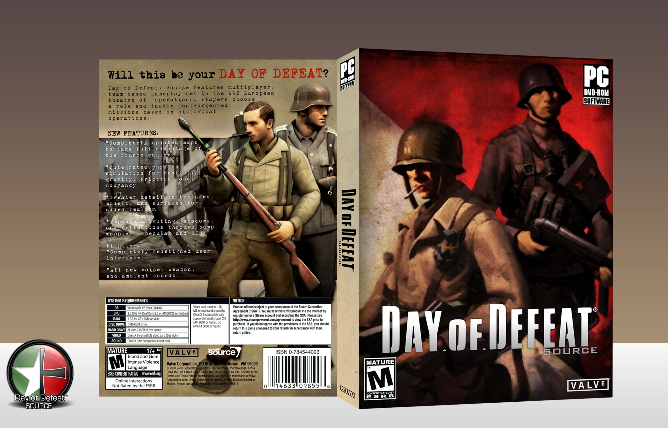 Day of defeat source box cover