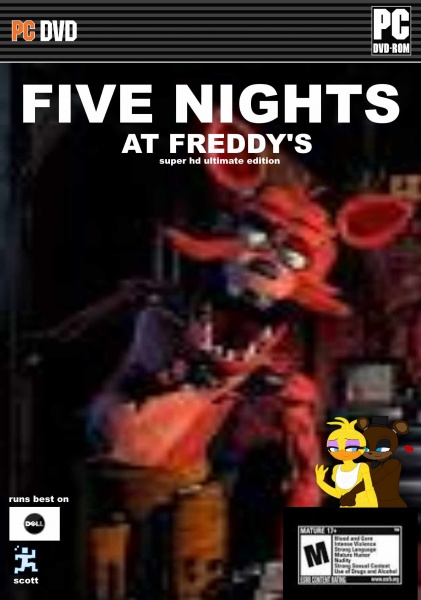 five nights at freddys box art cover