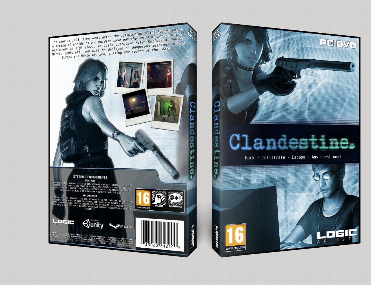 Clandestine box cover