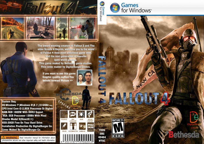 Fallout 4 DB Covers box art cover