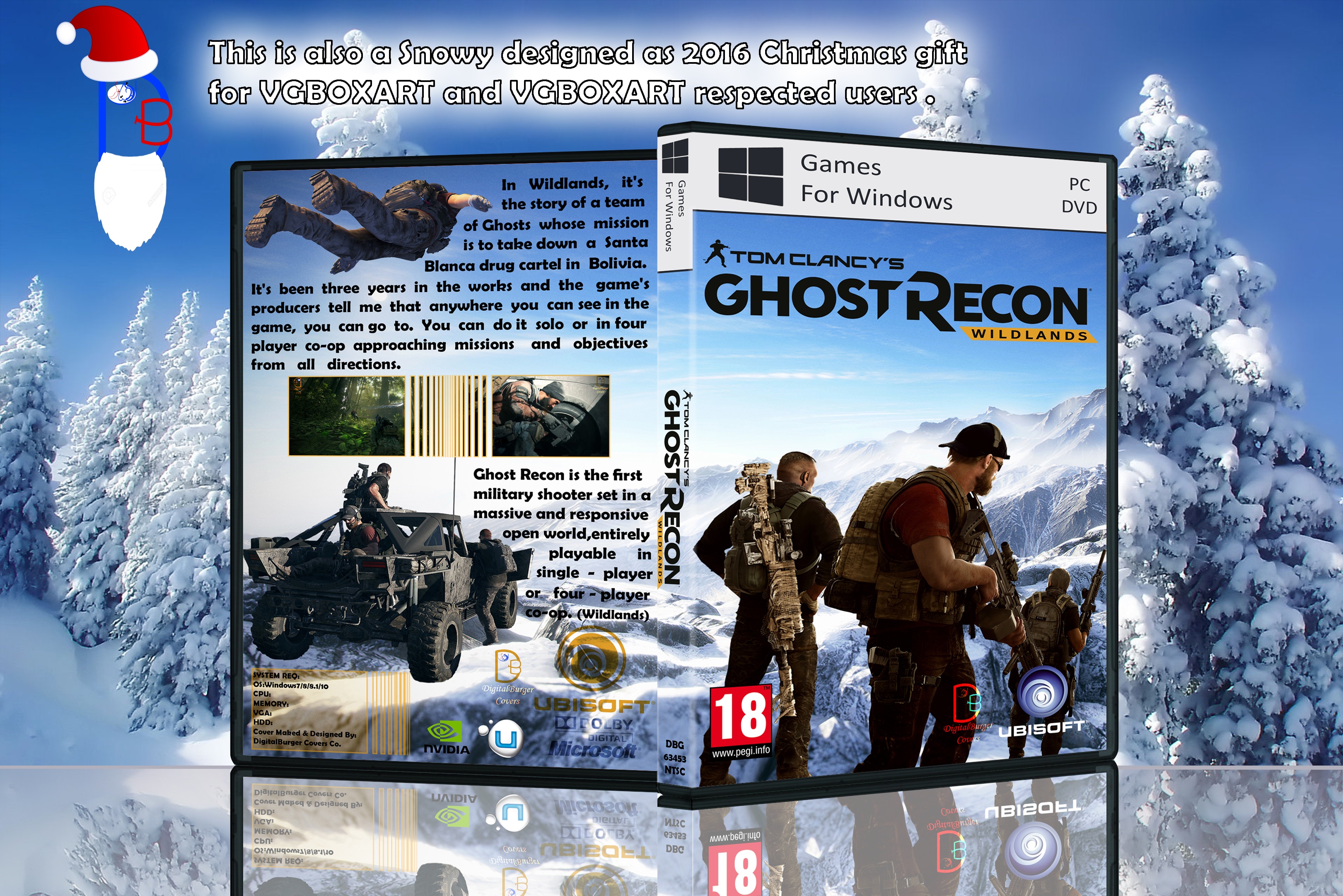 Tom Clancy’s Ghost Recon Wildlands DB Cover box cover