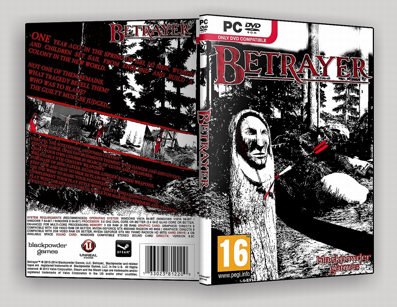 Betrayer box cover