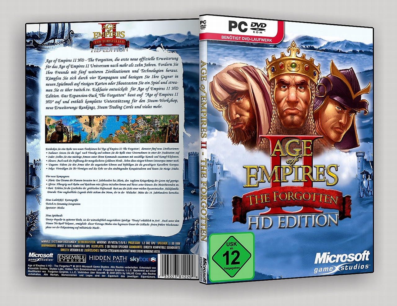 Age of Empires 2 HD: The Forgotten box cover