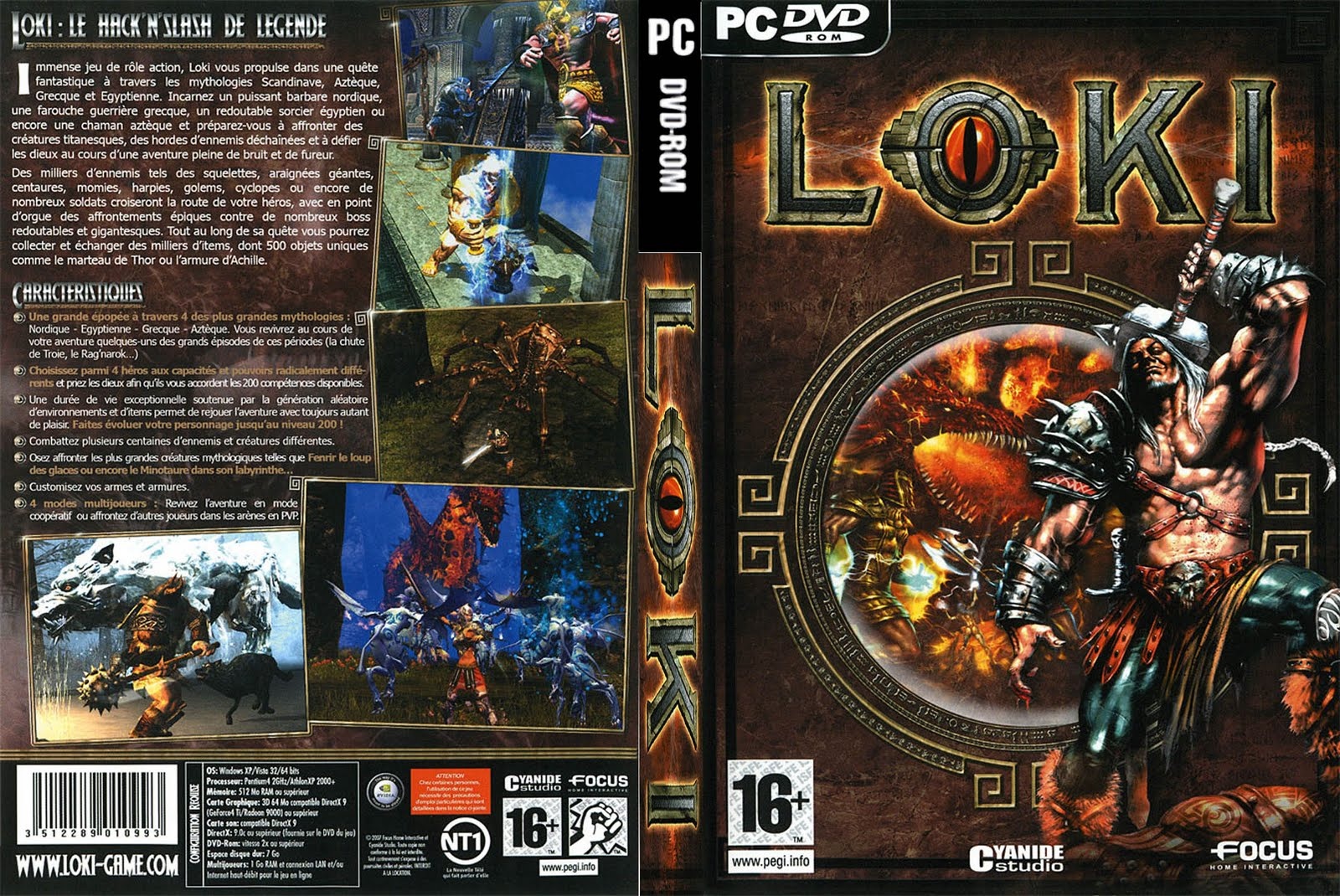 Loki: Heroes of Mythology box cover