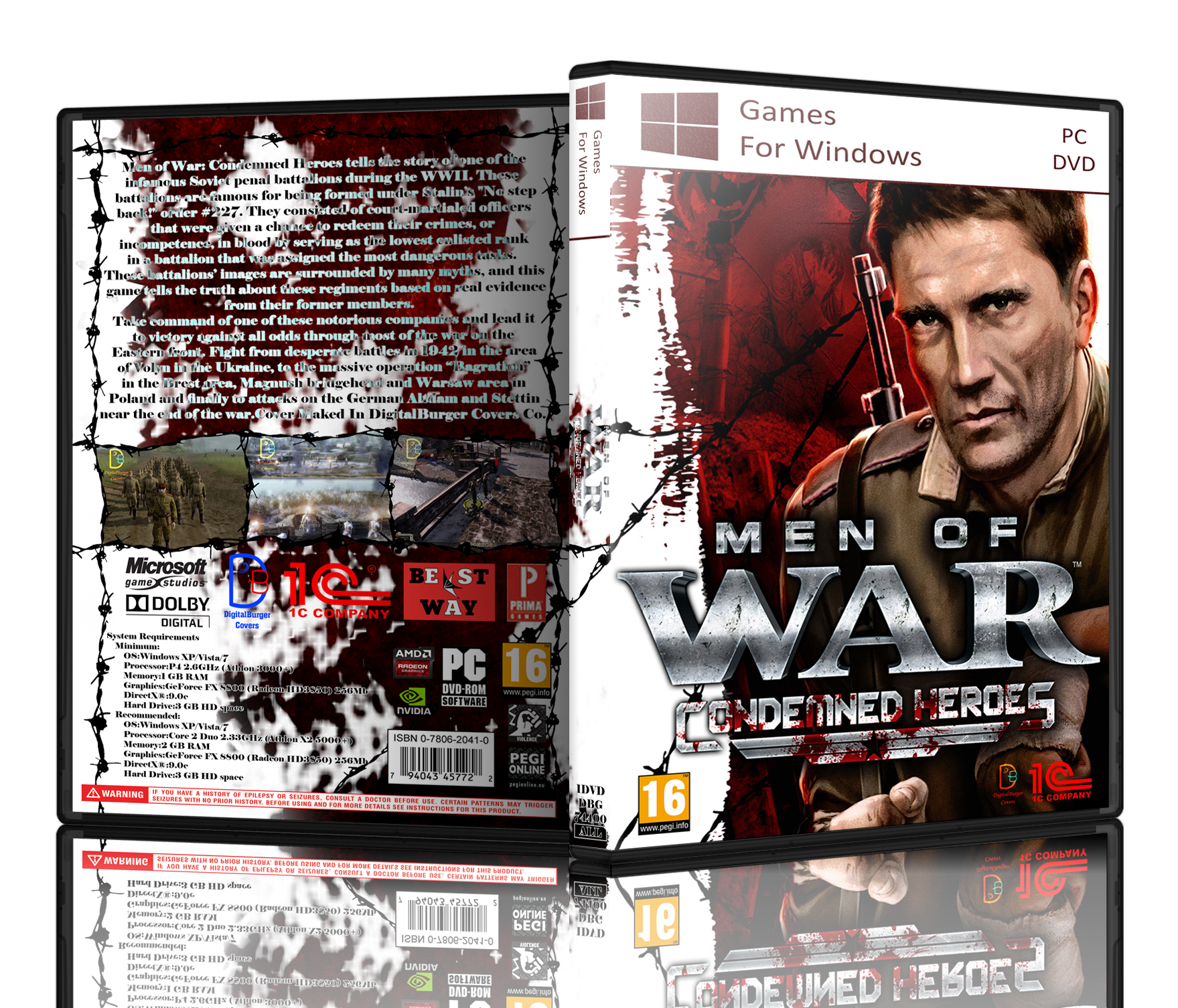 Men Of War Condemned Heroes box cover