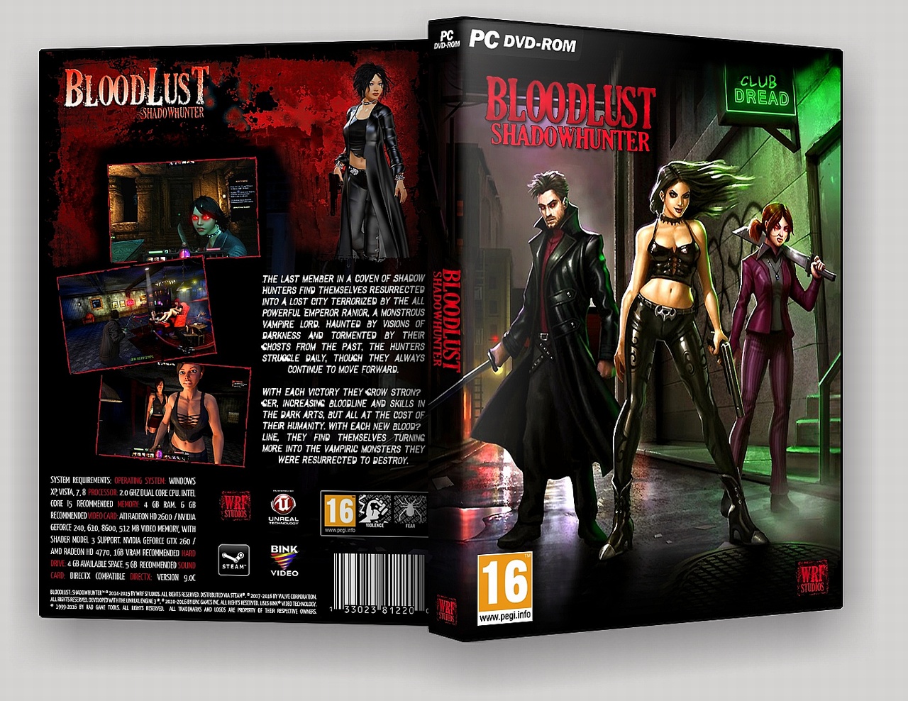 BloodLust: Shadowhunter box cover