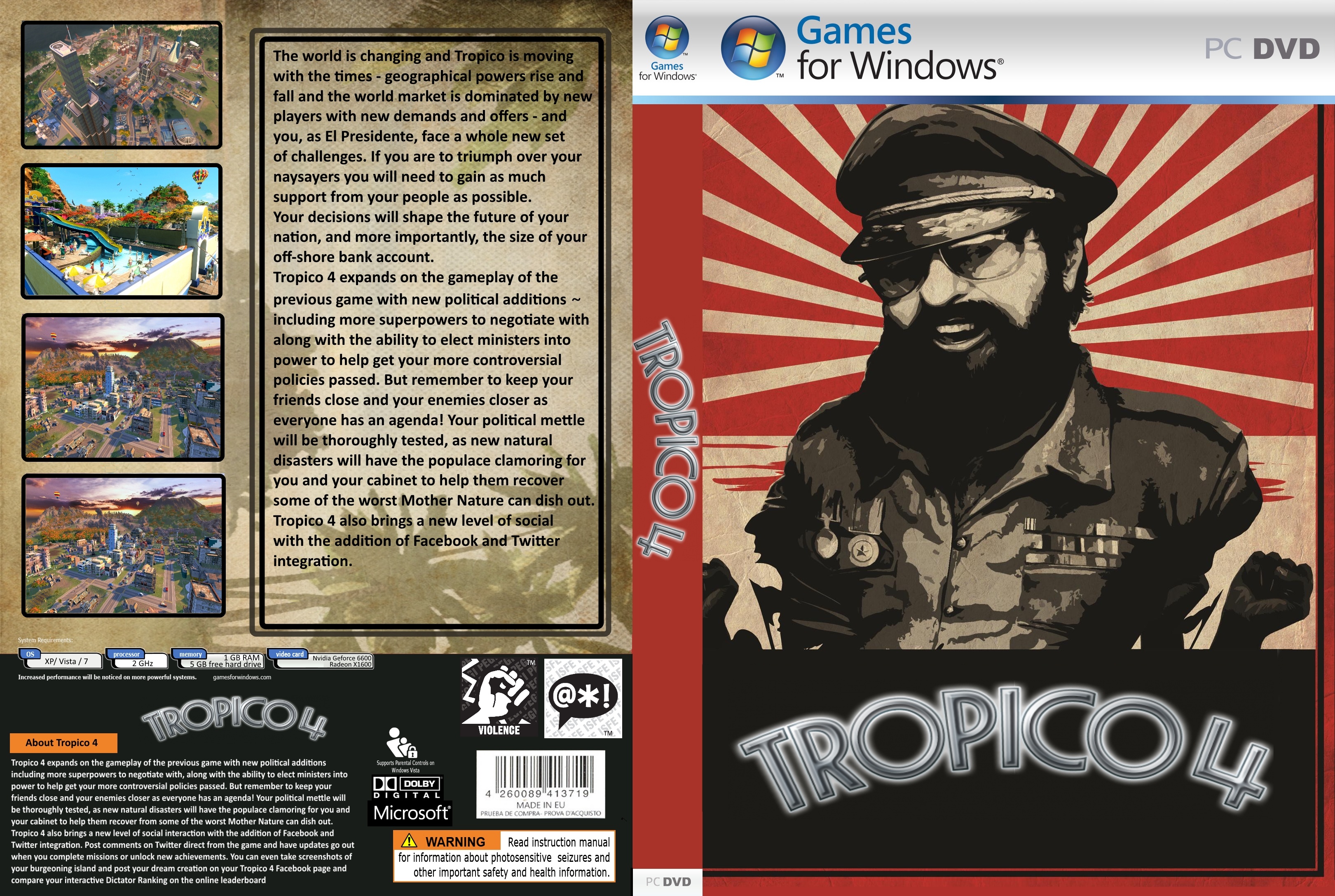 Tropico 4 box cover