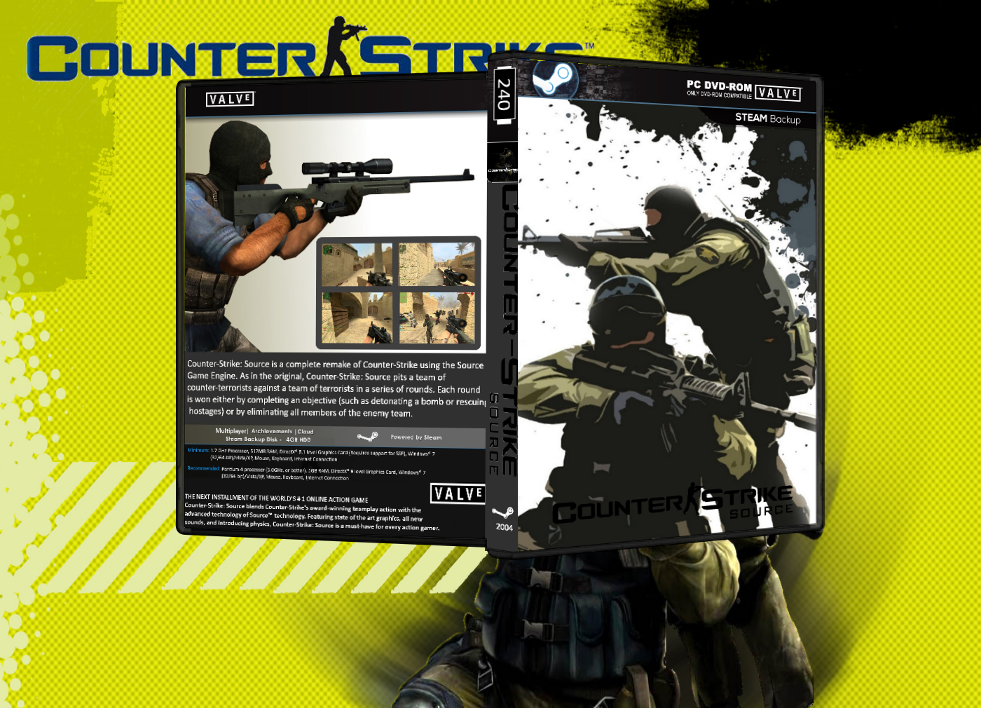 Counter Strike : Source box cover