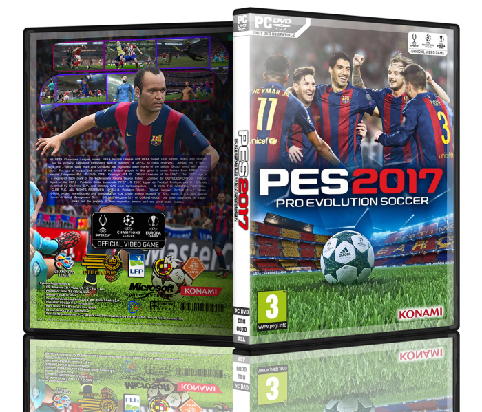 Pro Evolution Soccer 2017 box art cover