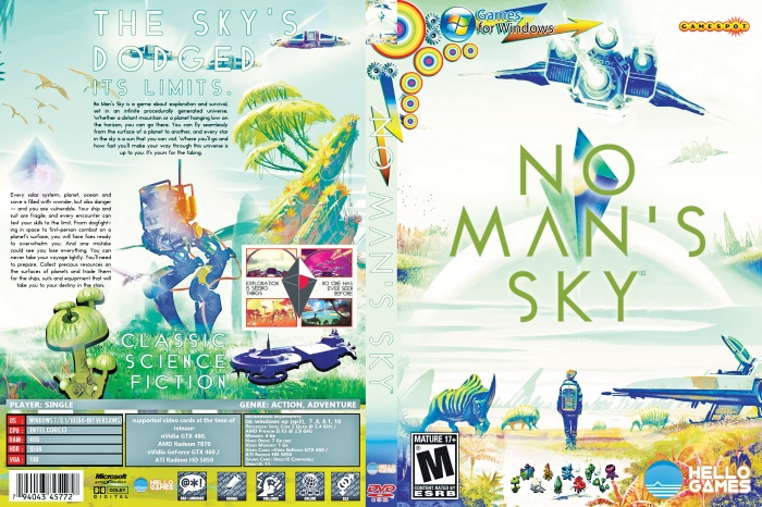 No Man's Sky box art cover