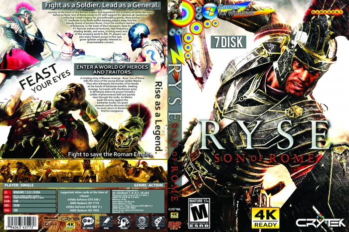 Ryse: Son of Rome box art cover