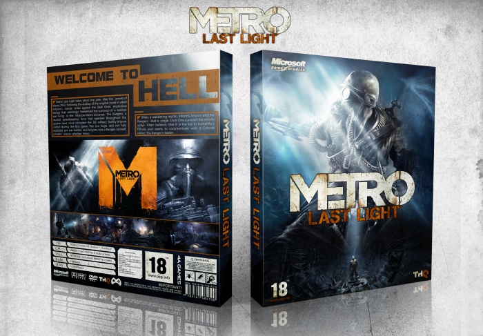 Metro : Last Light box art cover