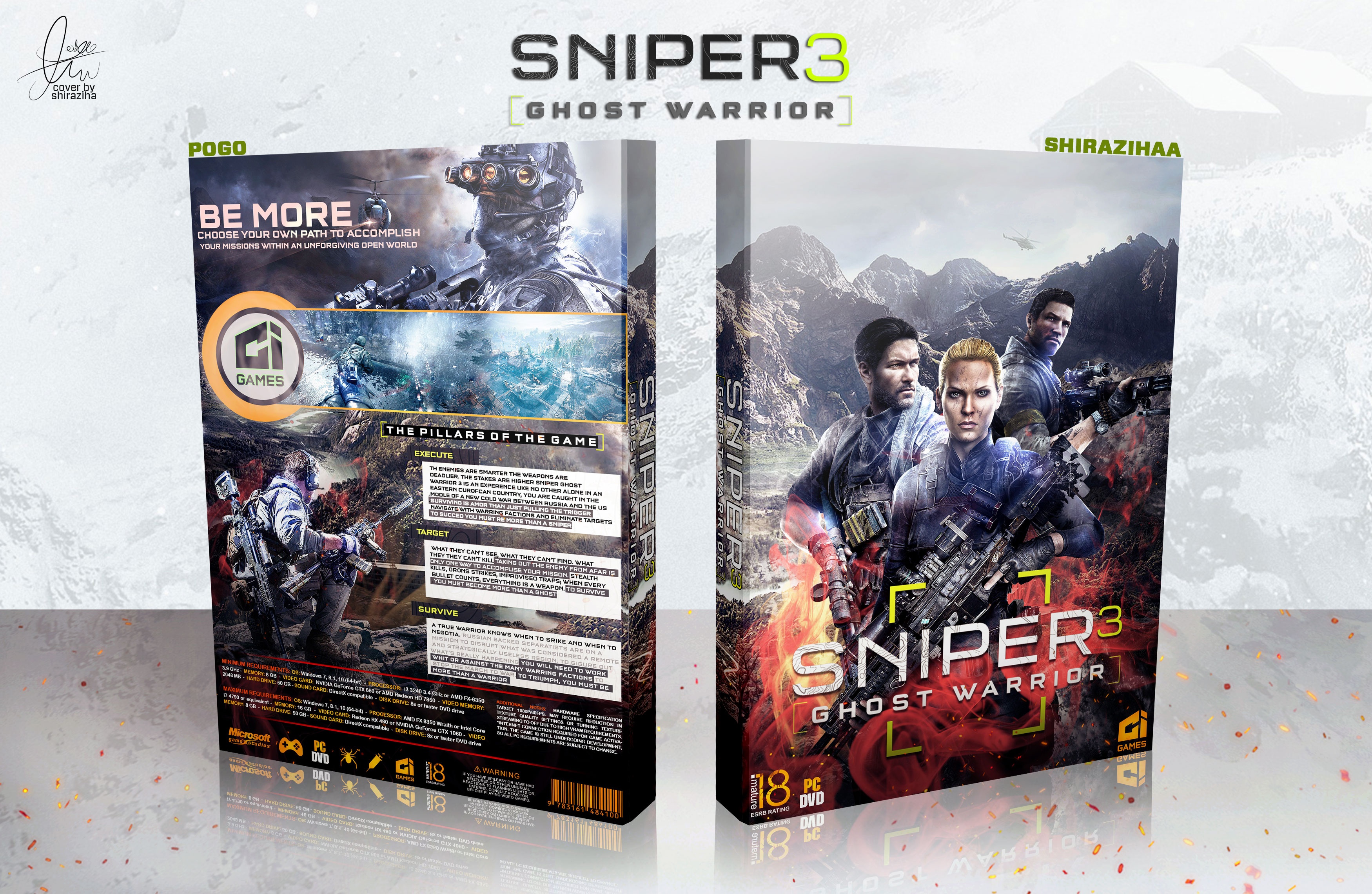 Sniper Ghost Warrior 3 box cover