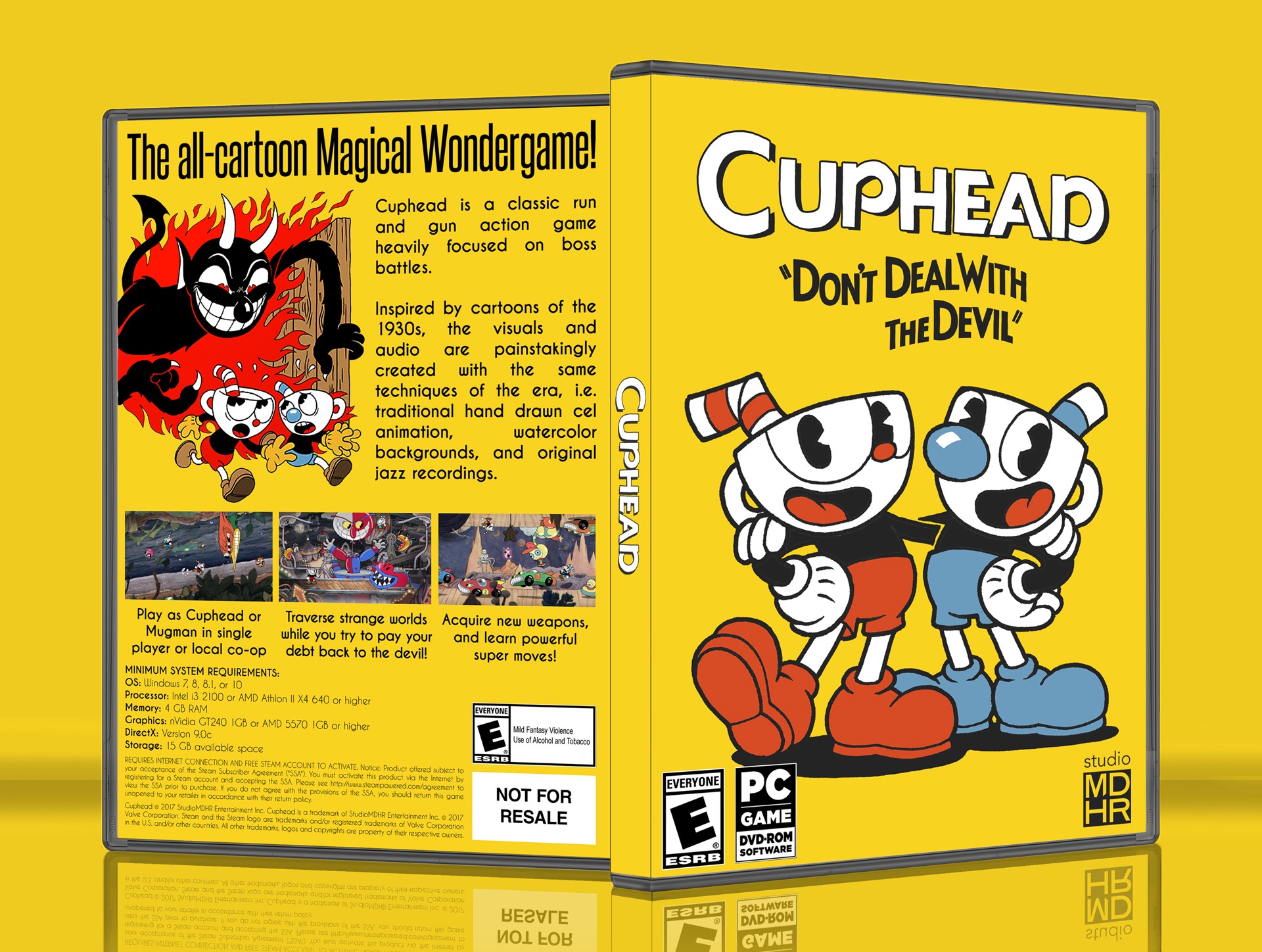 Cuphead box cover