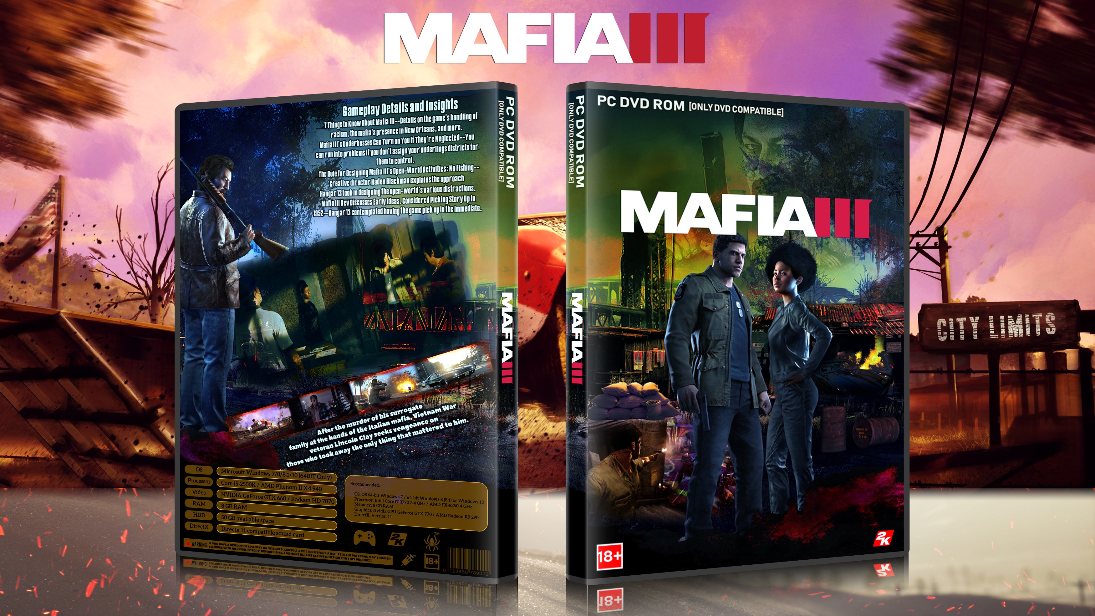 Mafia III box cover