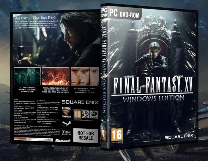 Final Fantasy XV: Windows Edition box art cover