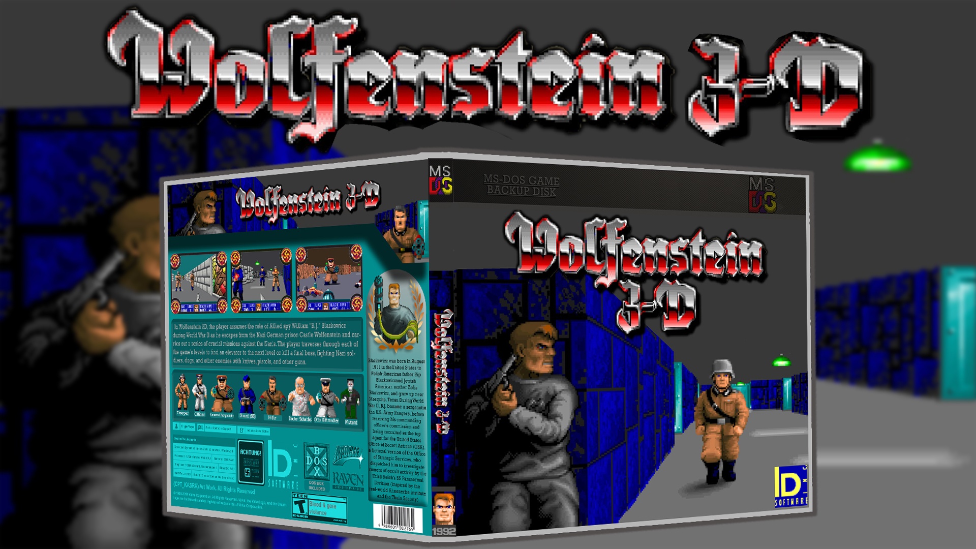 Wolfenstein 3D box cover