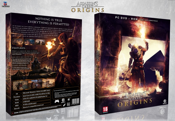 Assassin's Creed: Origins box art cover