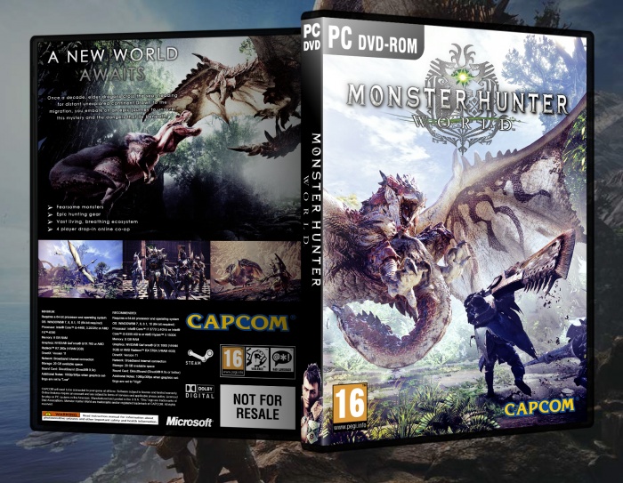 Monster Hunter World box art cover