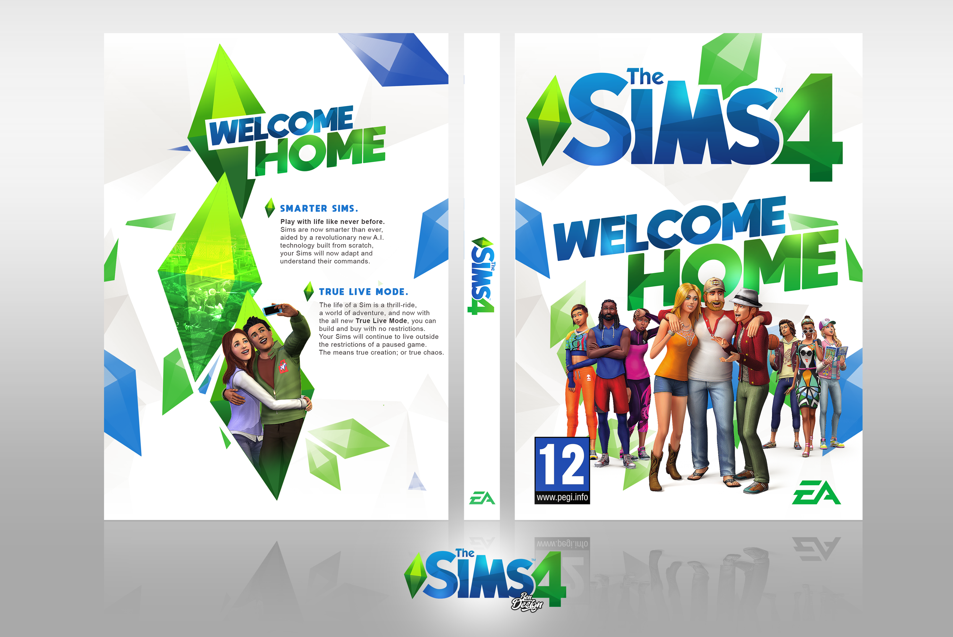 The Sims 4 box cover
