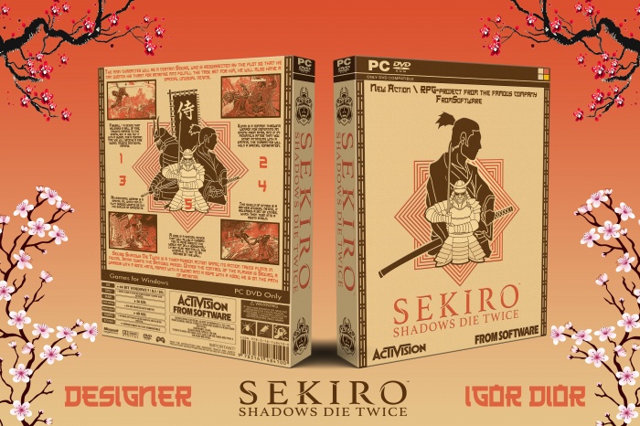 Sekiro Shadows Die Twice box art cover