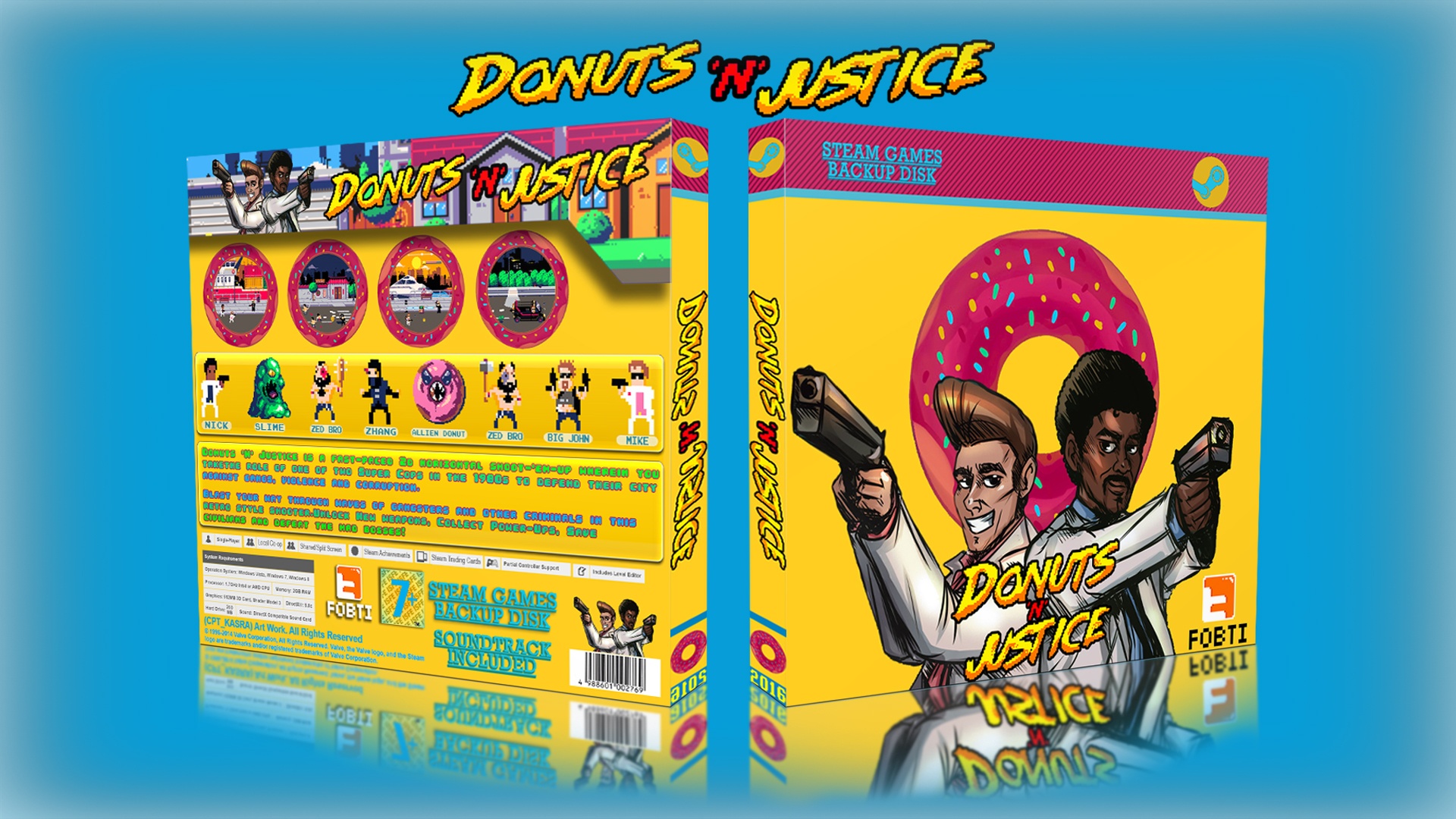 Donuts'n'Justice box cover