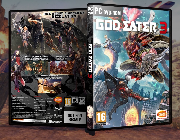 God Eater 3 box art cover