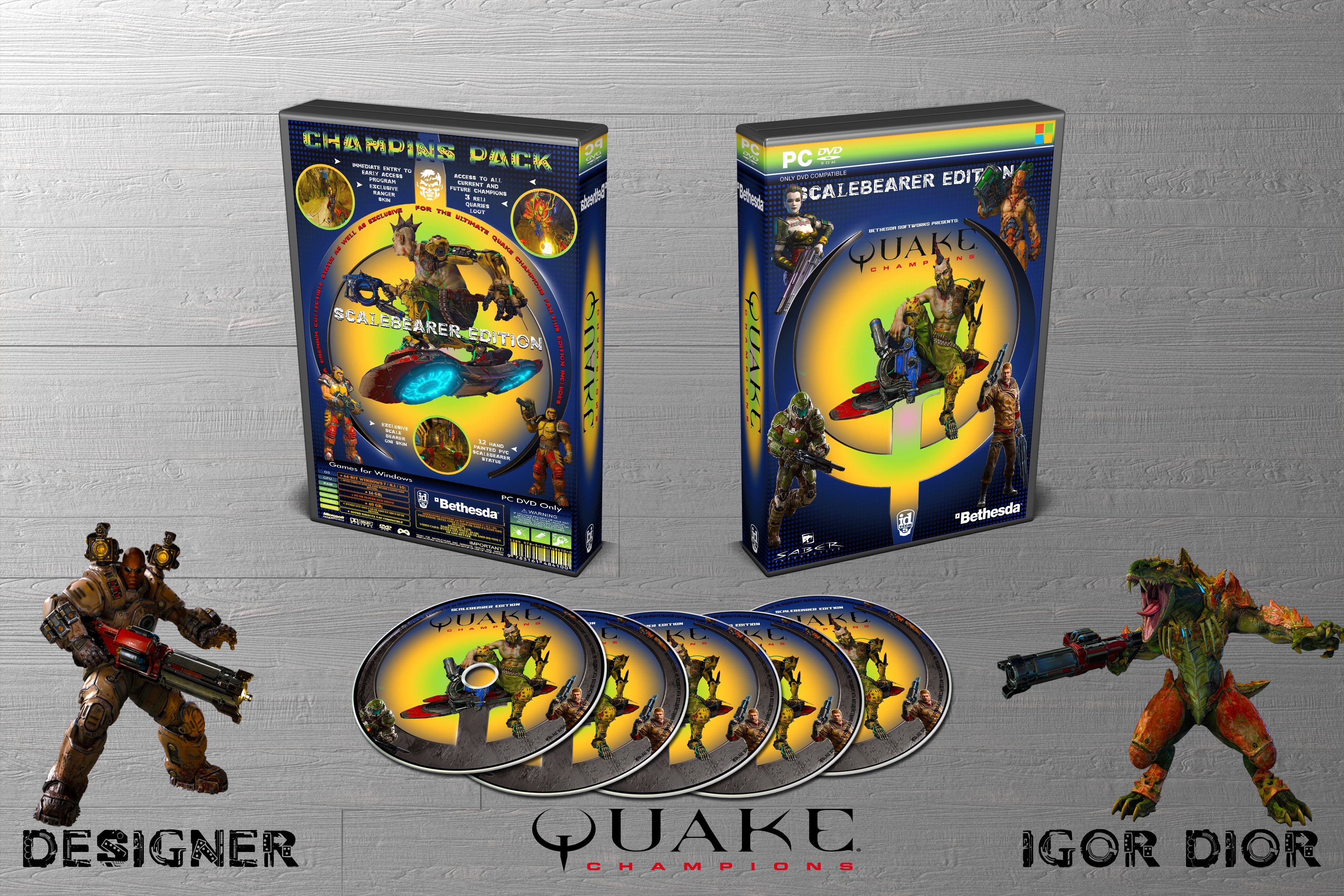 Quake Champions box cover