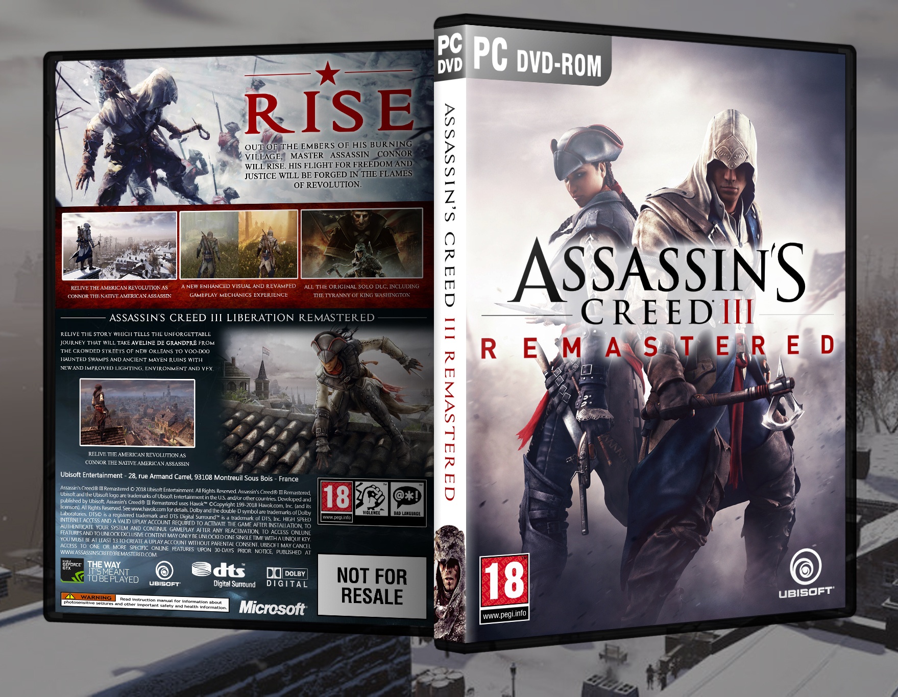 Assassin's Creed III Remastered box cover