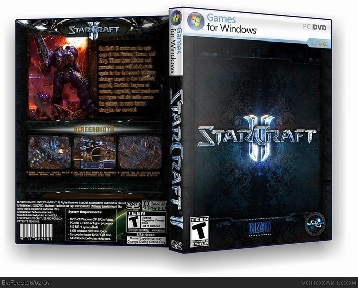 StarCraft II box art cover