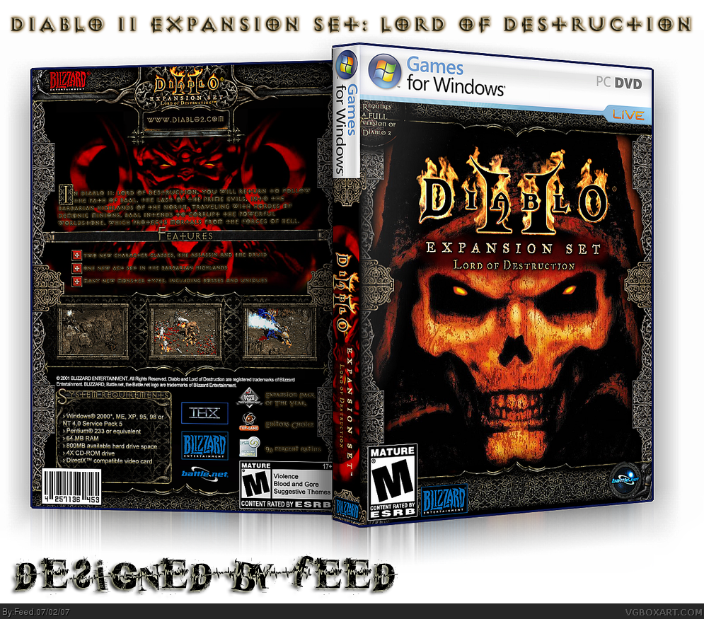Diablo II Expansion Set: Lord Of Destruction box cover